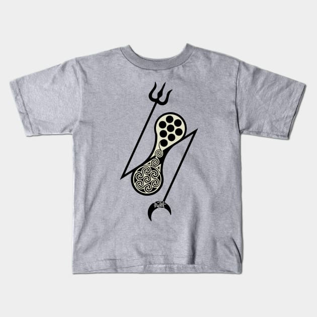 Pictish Power Glyph Symbol Kids T-Shirt by patfish